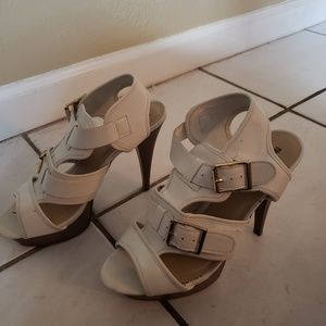 Head turning white heels.